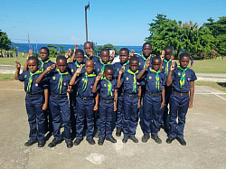 Scout Association of Jamaica members