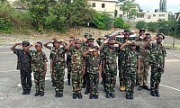 Soldiers on career day