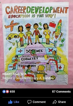 2nd place National Career day poster competition