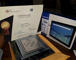Tablet for student: 2nd place win